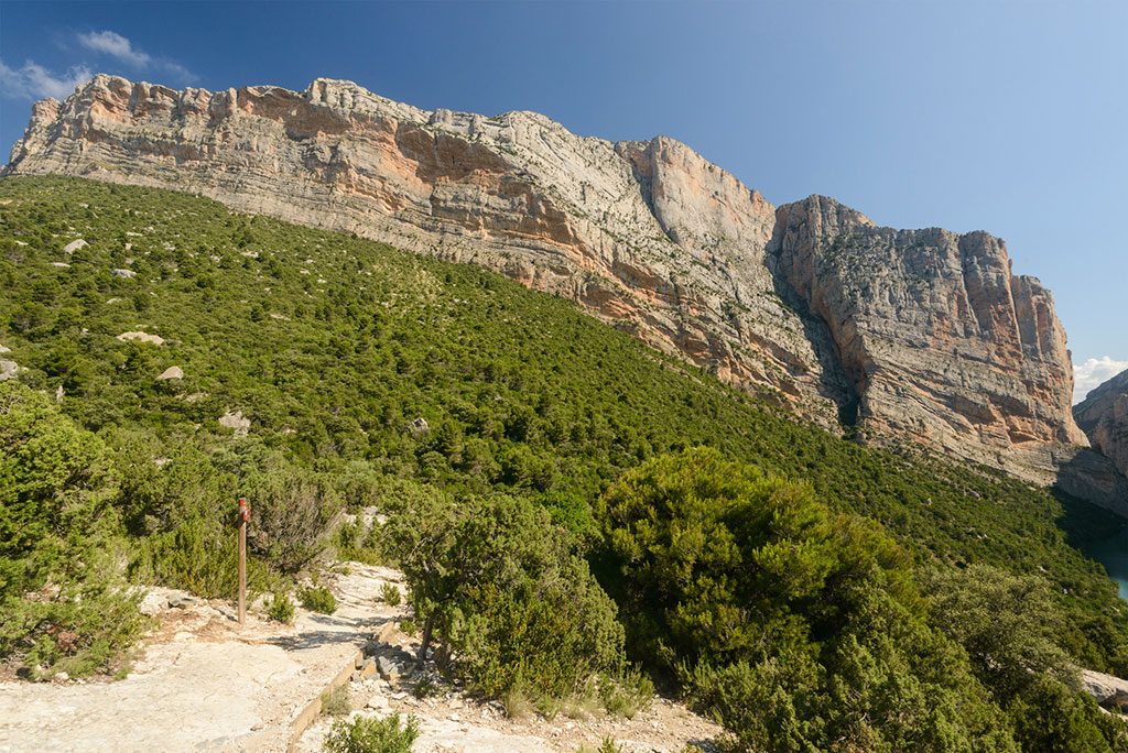 vias ferratas roca caliza montsec